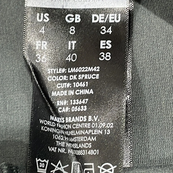 NWOT LIVERPOOL Jeans Company Stretch Ponte Pull On Pencil Skirt Dark Spruce 4 - Picture 12 of 14